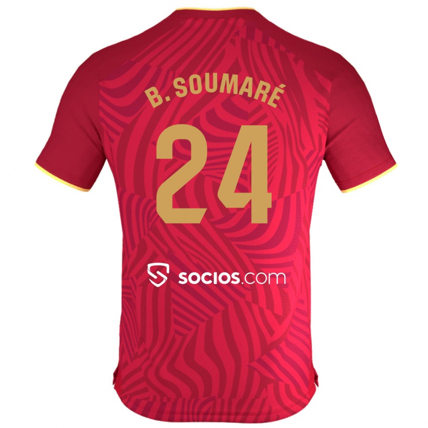 Pánské Boubakary Soumaré #24 Červené Daleko Hráčské Dresy 2023/24 Dres