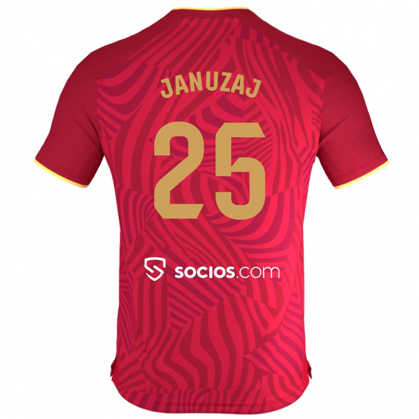 Pánské Adnan Januzaj #25 Červené Daleko Hráčské Dresy 2023/24 Dres