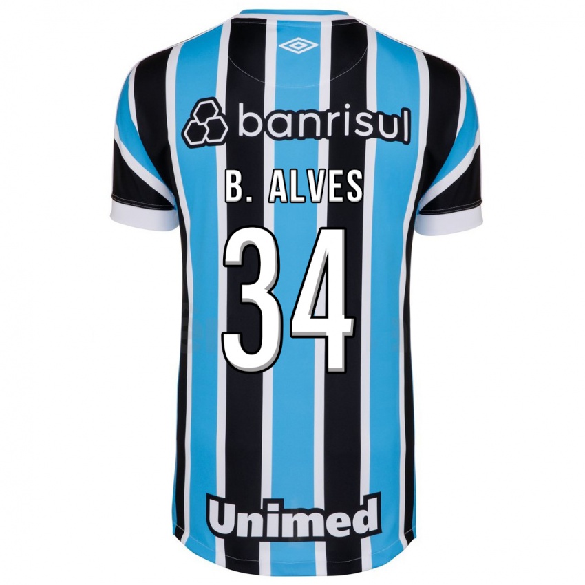 Dámské Bruno Alves #34 Modrý Domů Hráčské Dresy 2023/24 Dres
