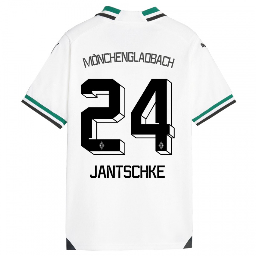 Dámské Tony Jantschke #24 Bílá Zelená Domů Hráčské Dresy 2023/24 Dres