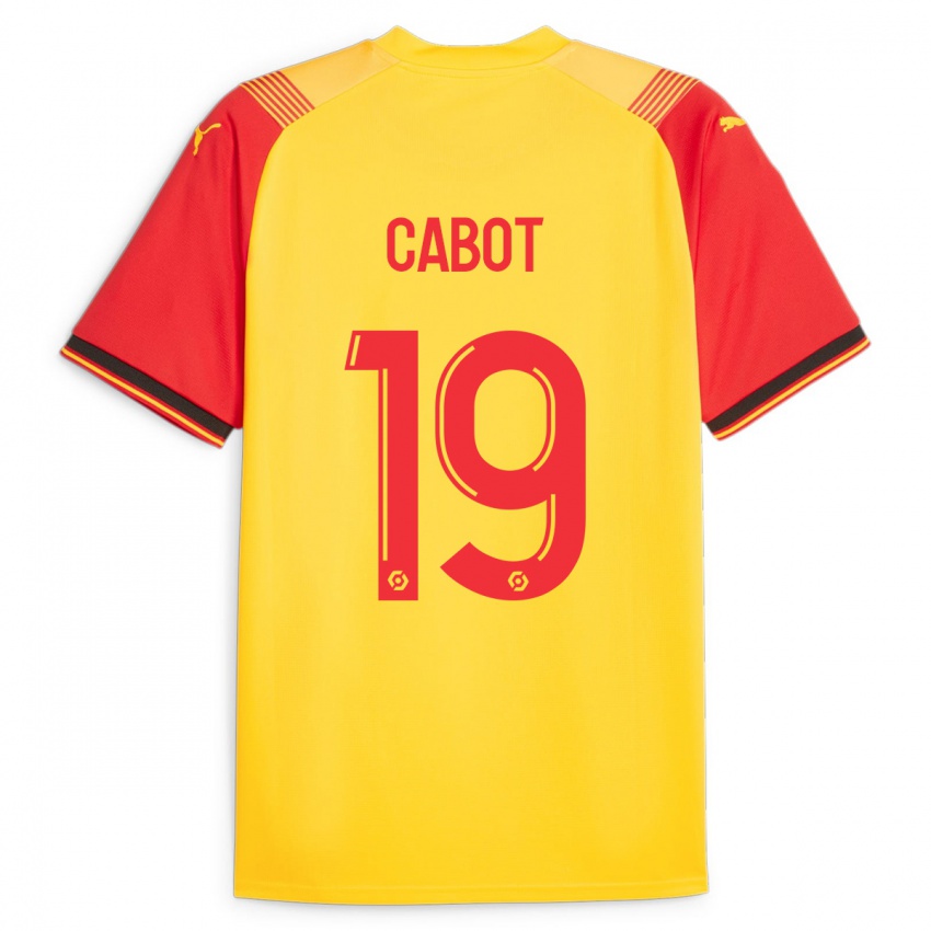 Dámské Jimmy Cabot #19 Žlutá Domů Hráčské Dresy 2023/24 Dres