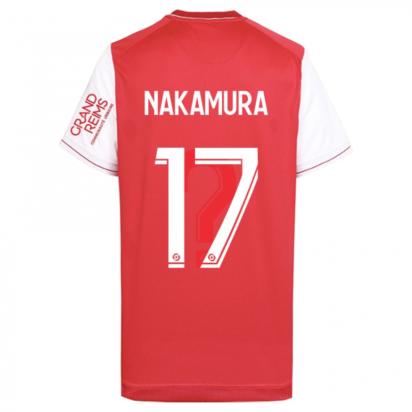 Dámské Keito Nakamura #17 Červené Domů Hráčské Dresy 2023/24 Dres