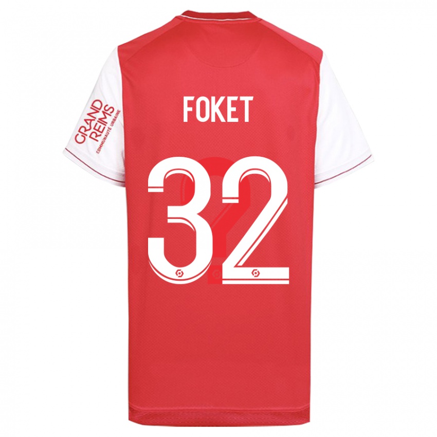 Dámské Thomas Foket #32 Červené Domů Hráčské Dresy 2023/24 Dres