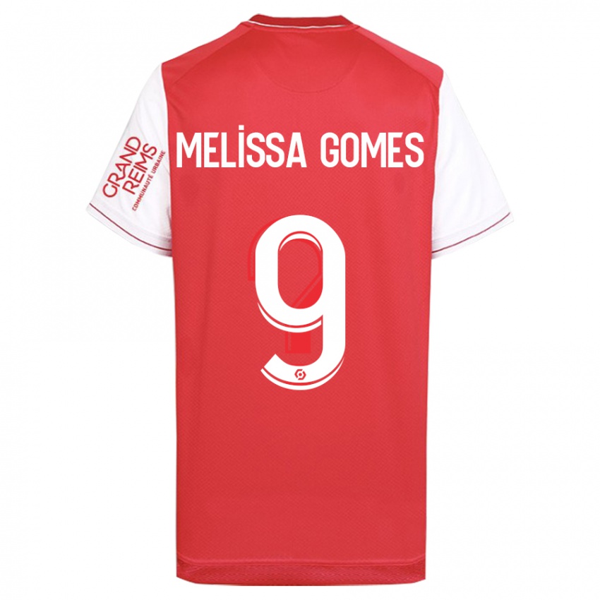 Dámské Melissa Ferreira Gomes #9 Červené Domů Hráčské Dresy 2023/24 Dres