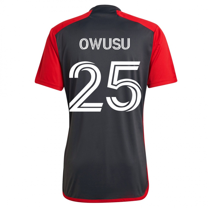 Dámské Prince Osei Owusu #25 Šedá Domů Hráčské Dresy 2023/24 Dres