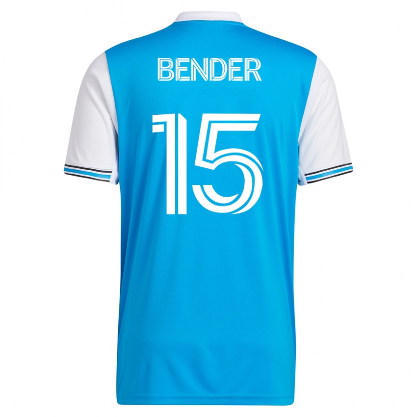 Dámské Ben Bender #15 Modrý Domů Hráčské Dresy 2023/24 Dres