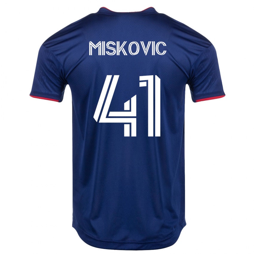 Dámské Mihajlo Miskovic #41 Námořnictvo Domů Hráčské Dresy 2023/24 Dres