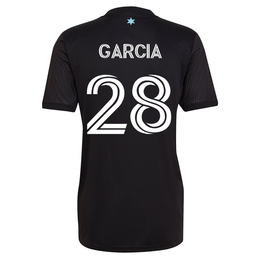 Dámské Mender García #28 Černá Domů Hráčské Dresy 2023/24 Dres