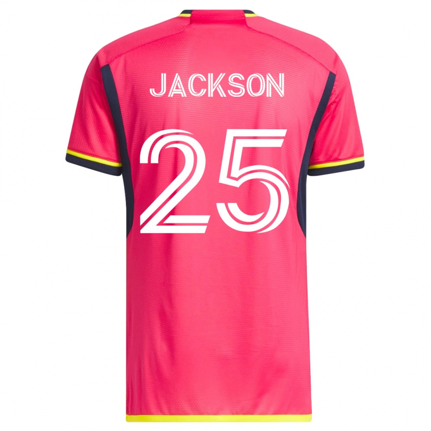 Dámské Aziel Jackson #25 Růžový Domů Hráčské Dresy 2023/24 Dres