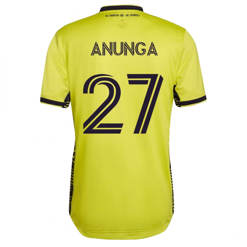 Dámské Tah Anunga #27 Žlutá Domů Hráčské Dresy 2023/24 Dres