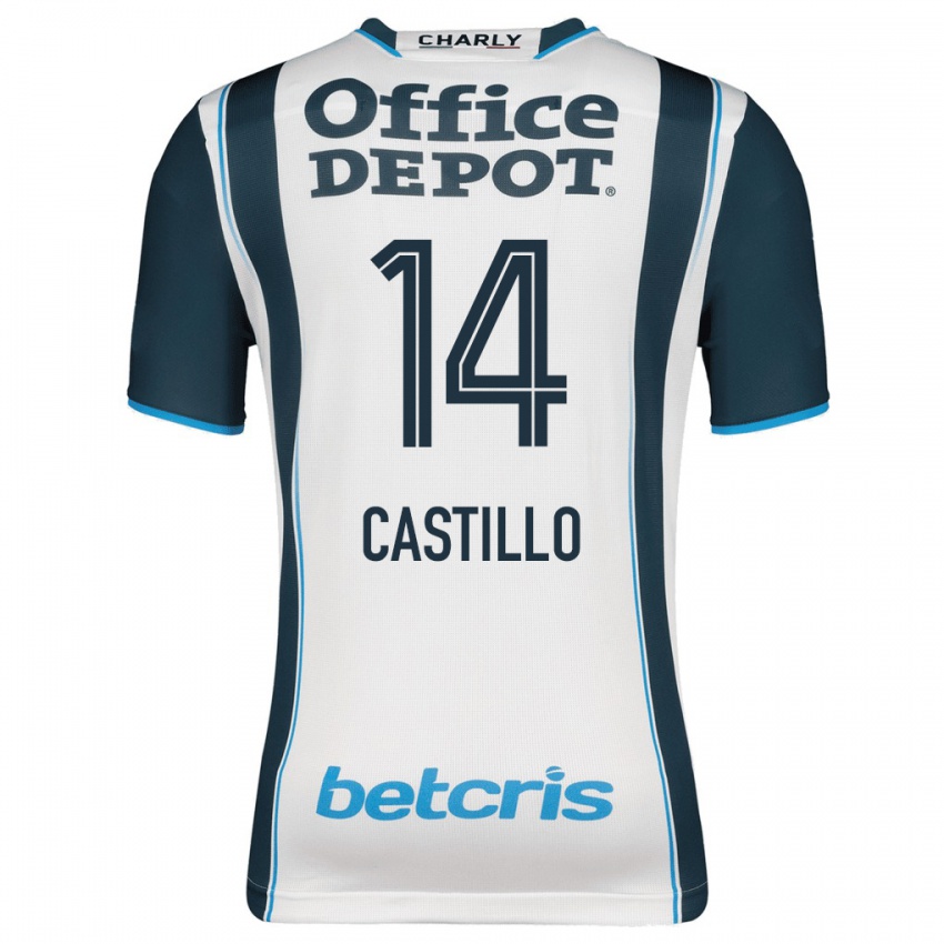 Dámské José Castillo #14 Námořnictvo Domů Hráčské Dresy 2023/24 Dres