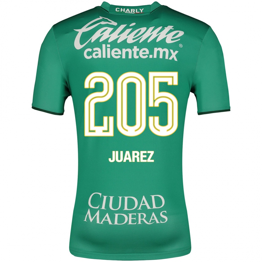 Dámské Moisés Juárez #205 Zelená Domů Hráčské Dresy 2023/24 Dres