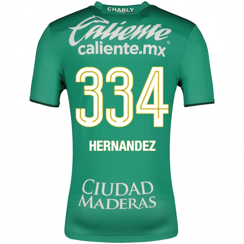 Dámské Alan Hernández #334 Zelená Domů Hráčské Dresy 2023/24 Dres