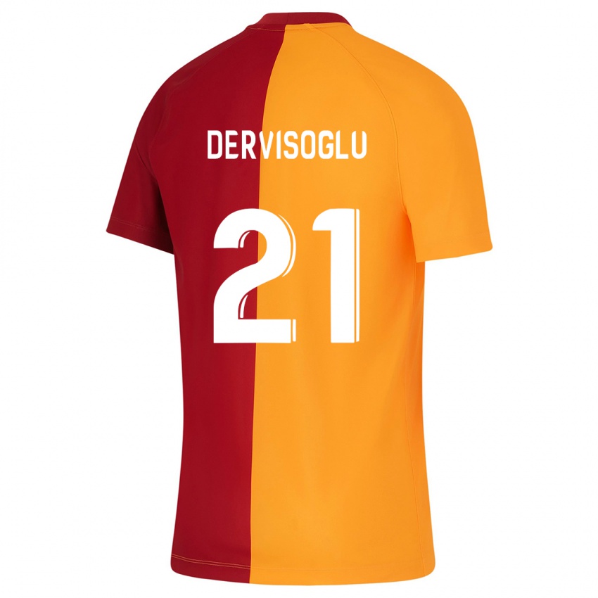 Dámské Halil Dervişoğlu #21 Oranžový Domů Hráčské Dresy 2023/24 Dres