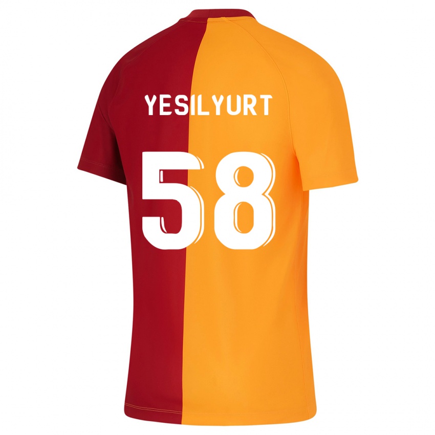 Dámské Ali Yeşilyurt #58 Oranžový Domů Hráčské Dresy 2023/24 Dres