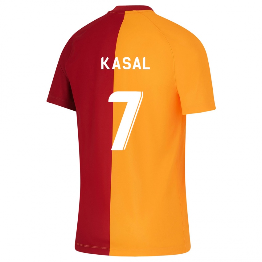 Dámské Yasin Kasal #7 Oranžový Domů Hráčské Dresy 2023/24 Dres
