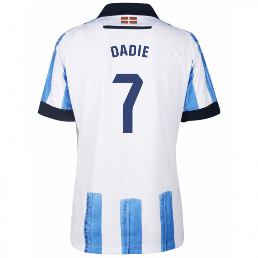 Dámské Alberto Dadie #7 Modrá Bílá Domů Hráčské Dresy 2023/24 Dres