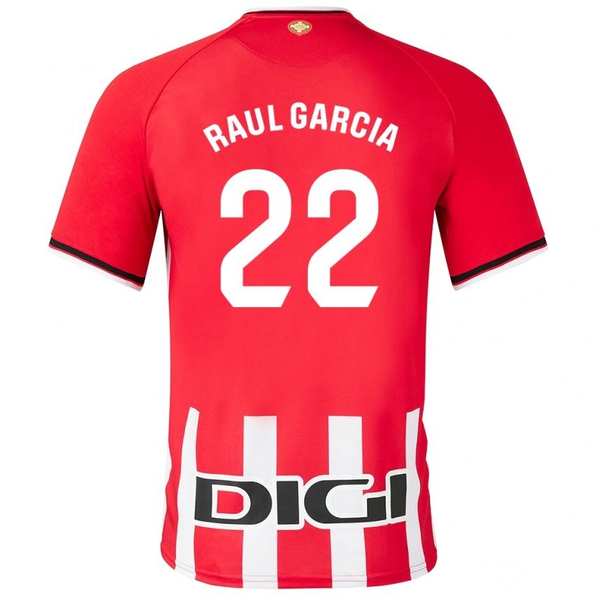 Dámské Raul Garcia #22 Červené Domů Hráčské Dresy 2023/24 Dres