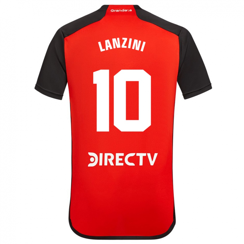 Dámské Manuel Lanzini #10 Červené Daleko Hráčské Dresy 2023/24 Dres