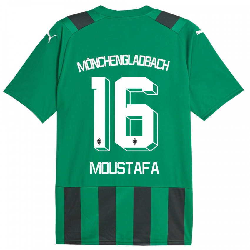 Dámské Moustafa Ashraf Moustafa #16 Černá Zelená Daleko Hráčské Dresy 2023/24 Dres