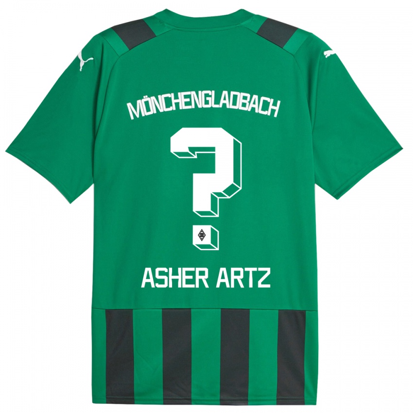 Dámské Asher Artz #0 Černá Zelená Daleko Hráčské Dresy 2023/24 Dres