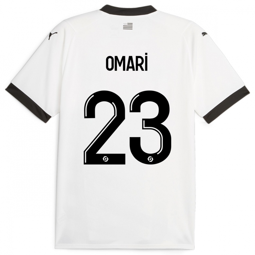 Dámské Warmed Omari #23 Bílý Daleko Hráčské Dresy 2023/24 Dres