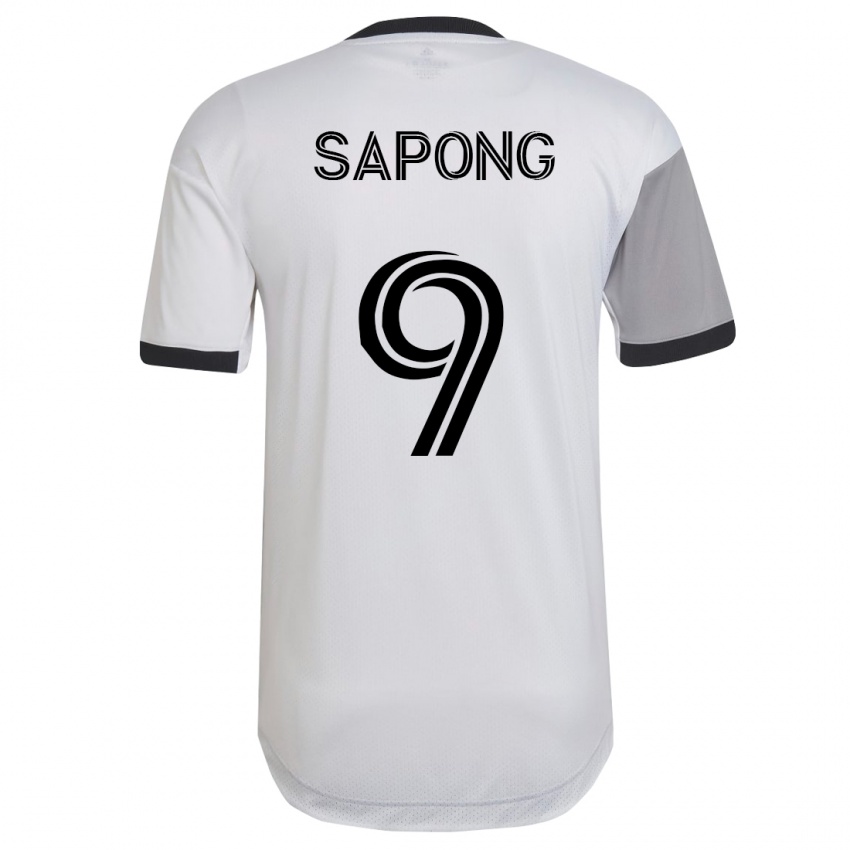 Dámské C.j. Sapong #9 Bílý Daleko Hráčské Dresy 2023/24 Dres