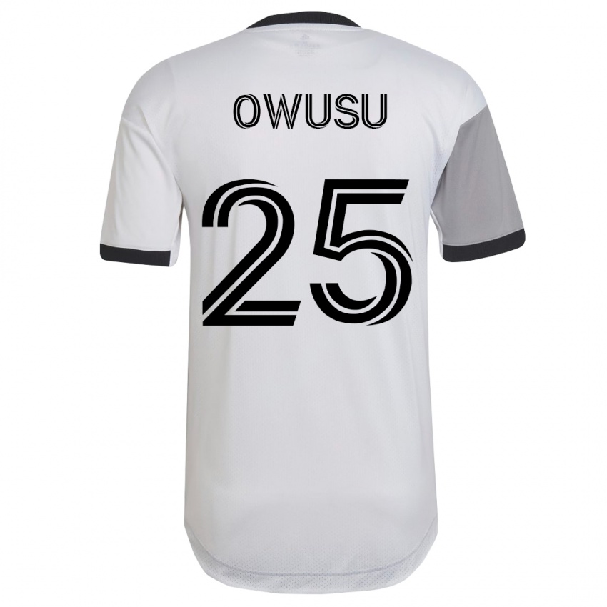 Dámské Prince Osei Owusu #25 Bílý Daleko Hráčské Dresy 2023/24 Dres