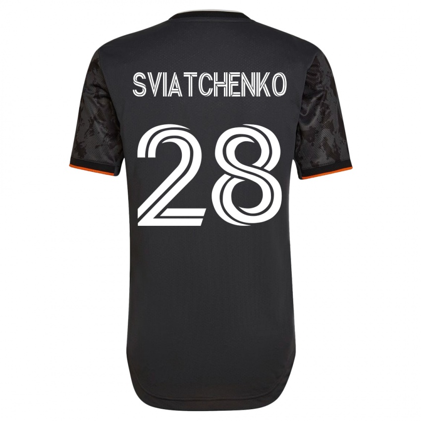 Dámské Erik Sviatchenko #28 Černá Daleko Hráčské Dresy 2023/24 Dres