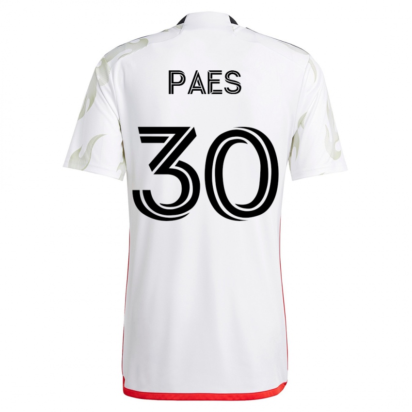 Dámské Maarten Paes #30 Bílý Daleko Hráčské Dresy 2023/24 Dres