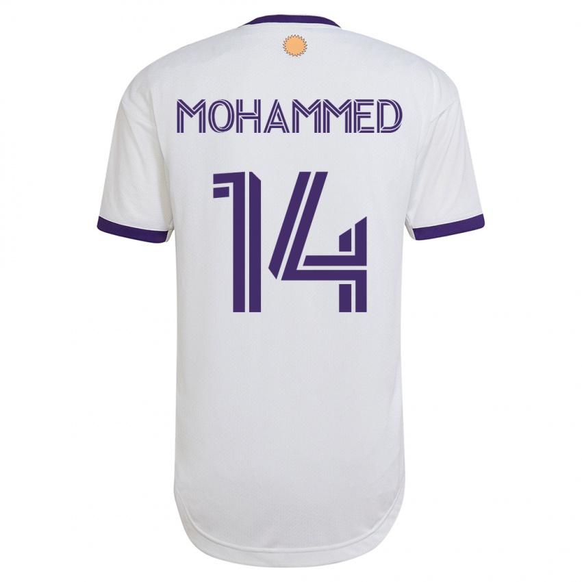 Dámské Shak Mohammed #14 Bílý Daleko Hráčské Dresy 2023/24 Dres