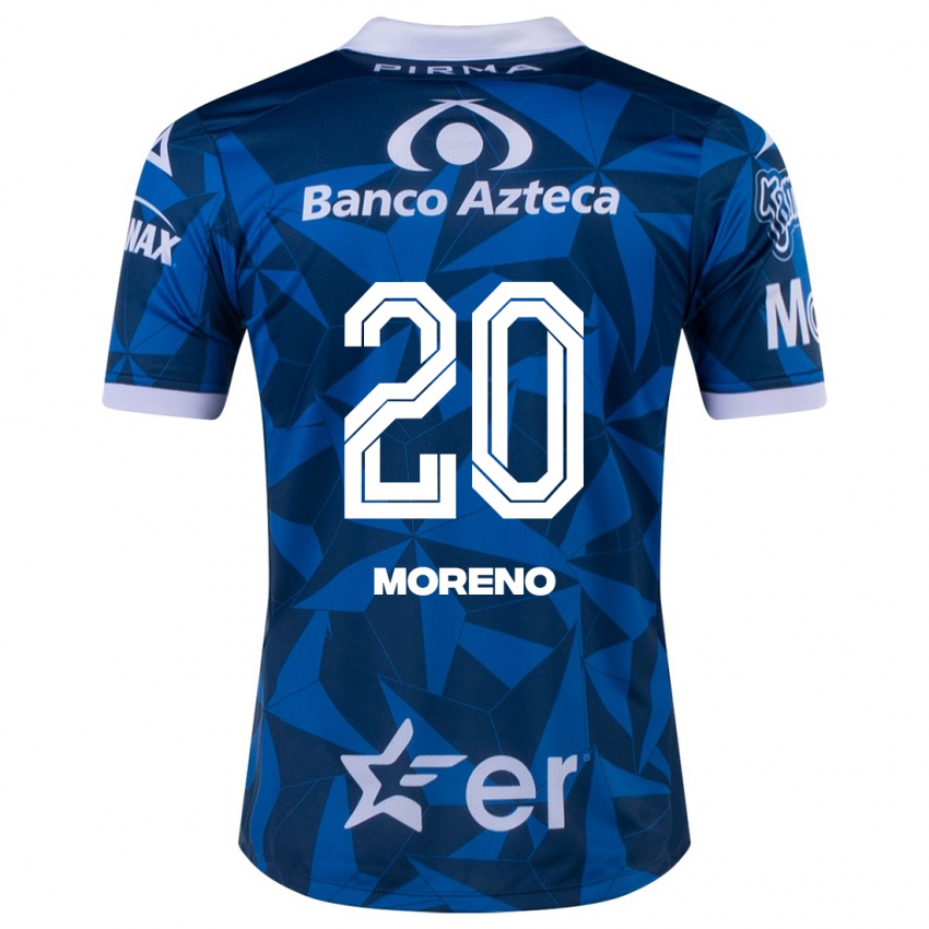 Dámské Ximena Moreno #20 Modrý Daleko Hráčské Dresy 2023/24 Dres