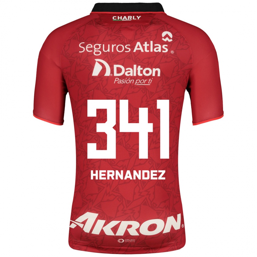 Dámské Leonardo Hernández #341 Červené Daleko Hráčské Dresy 2023/24 Dres