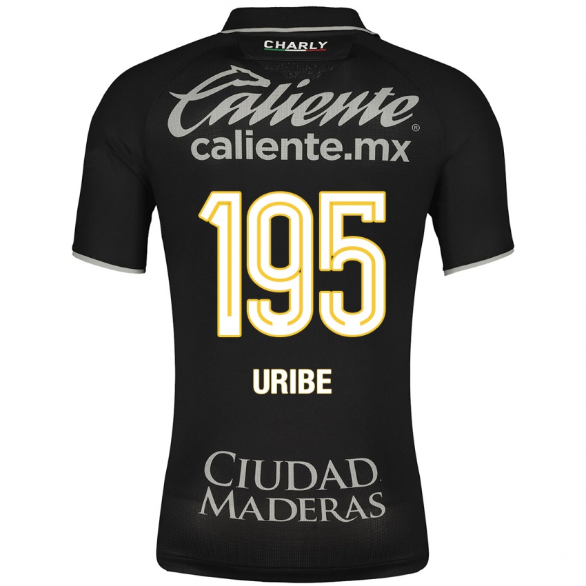 Dámské Héctor Uribe #195 Černá Daleko Hráčské Dresy 2023/24 Dres