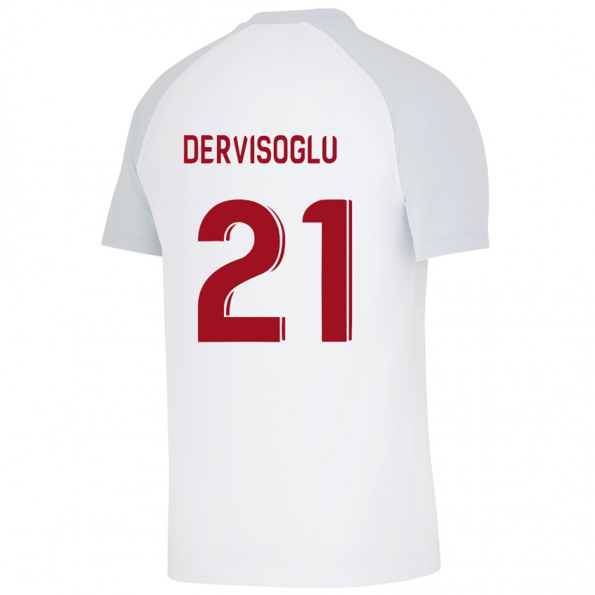 Dámské Halil Dervişoğlu #21 Bílý Daleko Hráčské Dresy 2023/24 Dres
