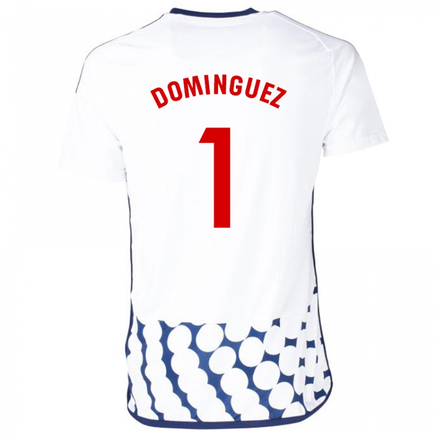 Dámské Iago Domínguez #1 Bílý Daleko Hráčské Dresy 2023/24 Dres