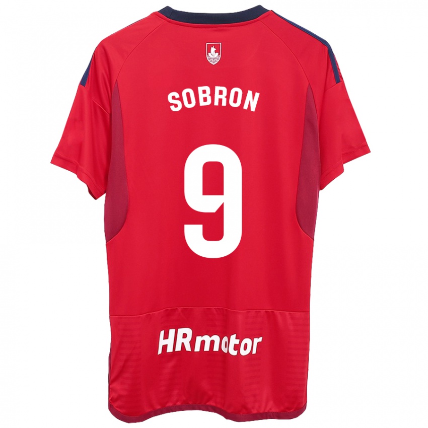 Dětské Carmen Sobrón Olarte #9 Červené Domů Hráčské Dresy 2023/24 Dres