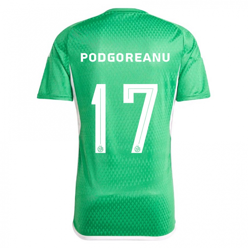 Dětské Suf Podgoreanu #17 Bílá Modrá Domů Hráčské Dresy 2023/24 Dres