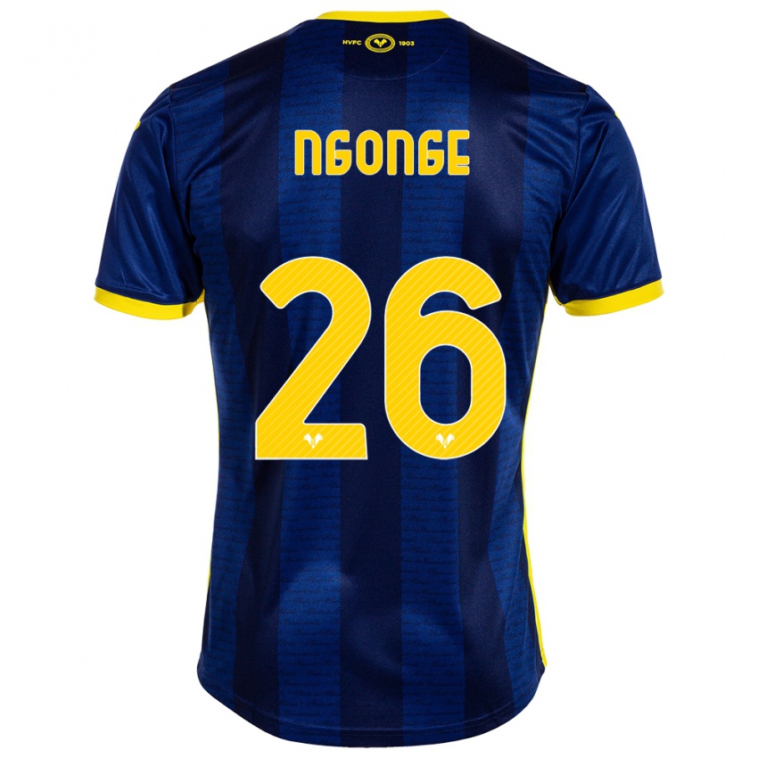 Dětské Cyril Ngonge #26 Námořnictvo Domů Hráčské Dresy 2023/24 Dres