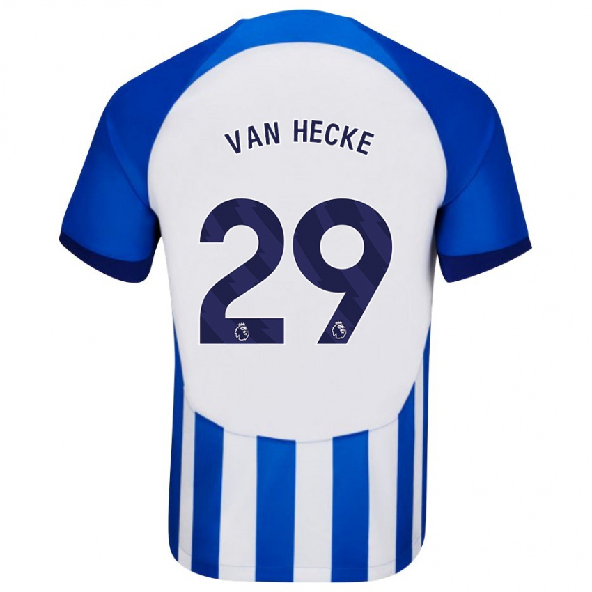 Dětské Jan Paul Van Hecke #29 Modrý Domů Hráčské Dresy 2023/24 Dres