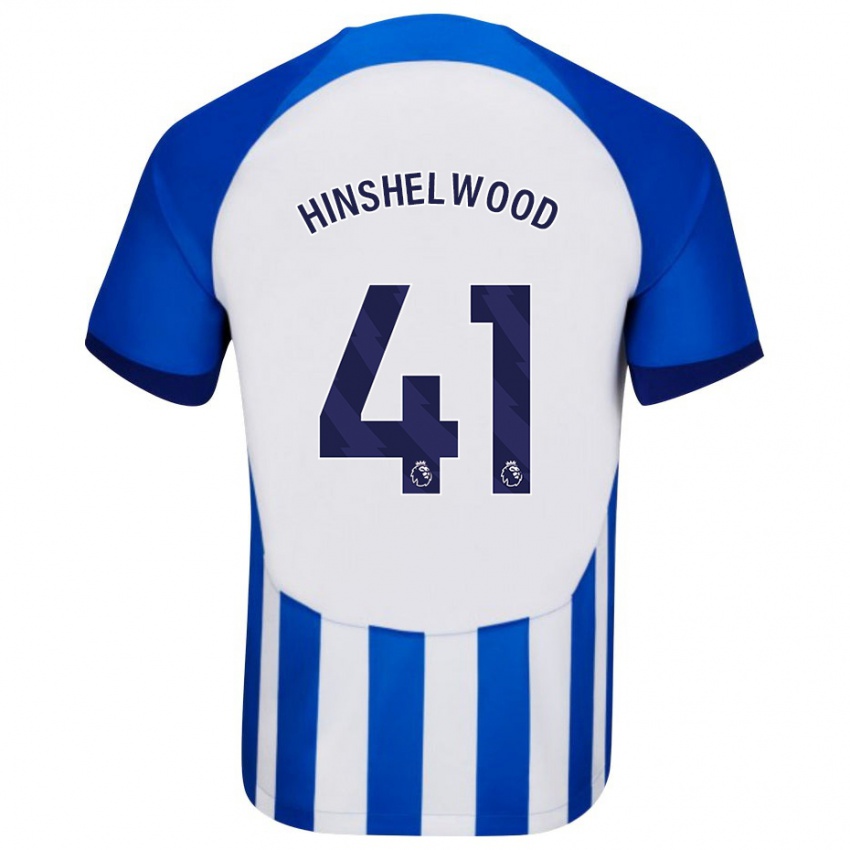 Dětské Jack Hinshelwood #41 Modrý Domů Hráčské Dresy 2023/24 Dres