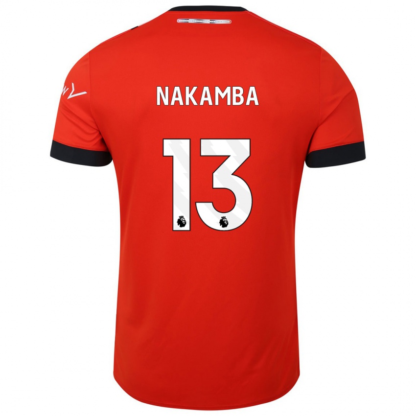 Dětské Marvelous Nakamba #13 Červené Domů Hráčské Dresy 2023/24 Dres