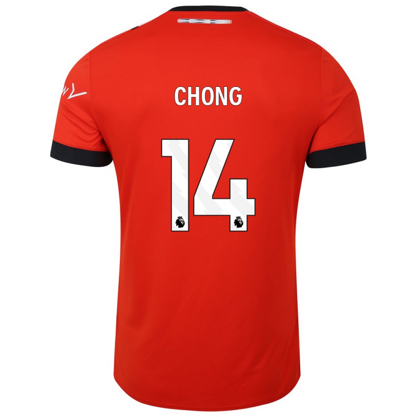 Dětské Tahith Chong #14 Červené Domů Hráčské Dresy 2023/24 Dres