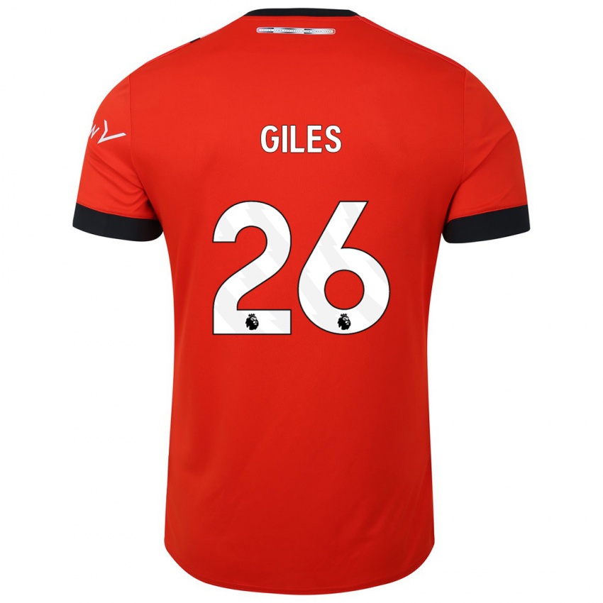 Dětské Ryan Giles #26 Červené Domů Hráčské Dresy 2023/24 Dres