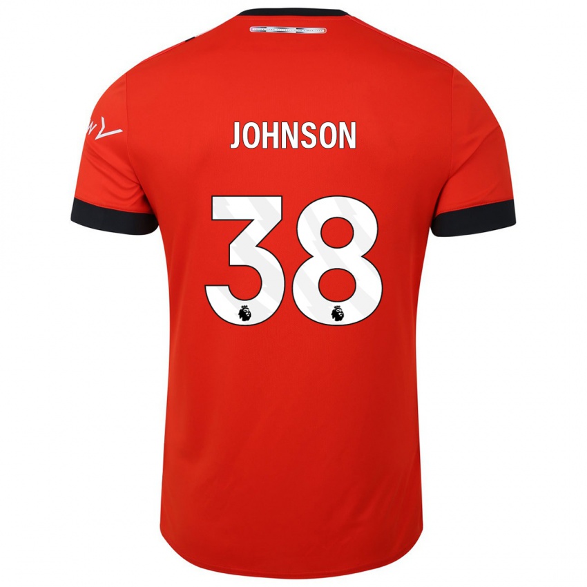 Dětské Joe Johnson #38 Červené Domů Hráčské Dresy 2023/24 Dres