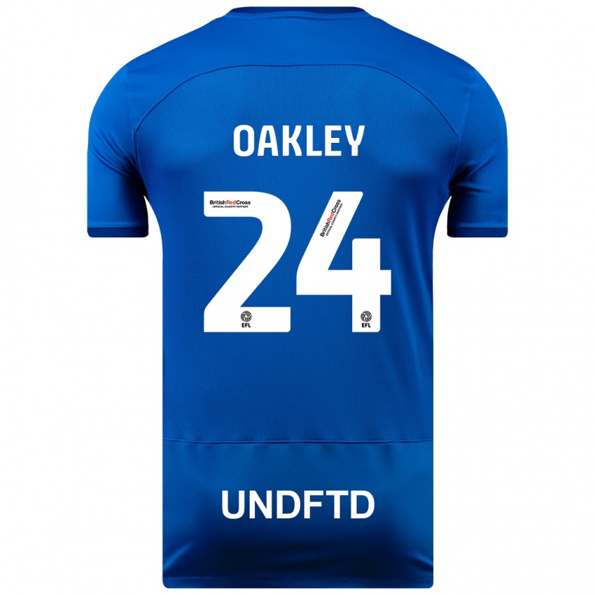 Dětské Marcel Oakley #24 Modrý Domů Hráčské Dresy 2023/24 Dres