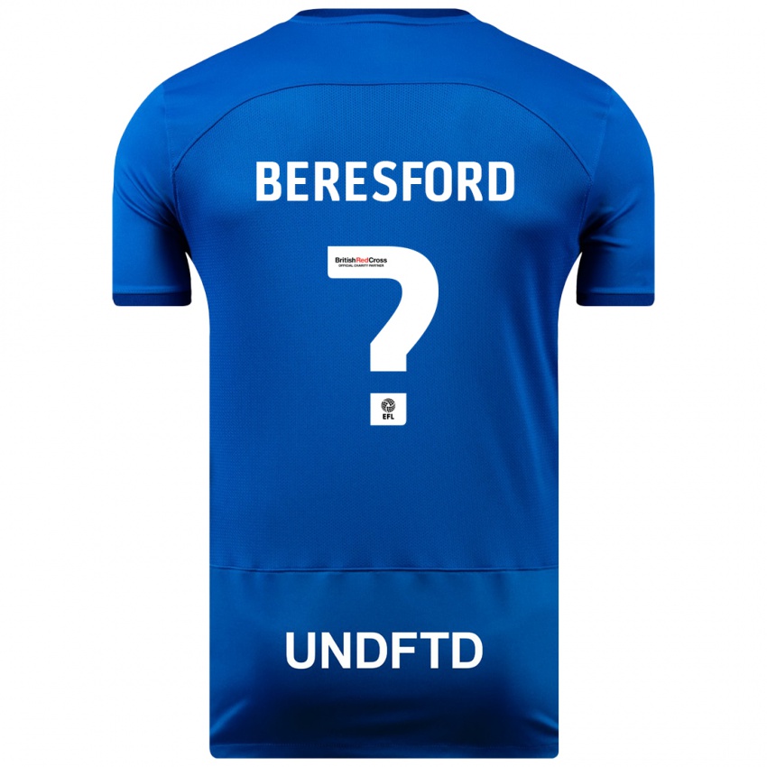 Dětské Ben Beresford #0 Modrý Domů Hráčské Dresy 2023/24 Dres