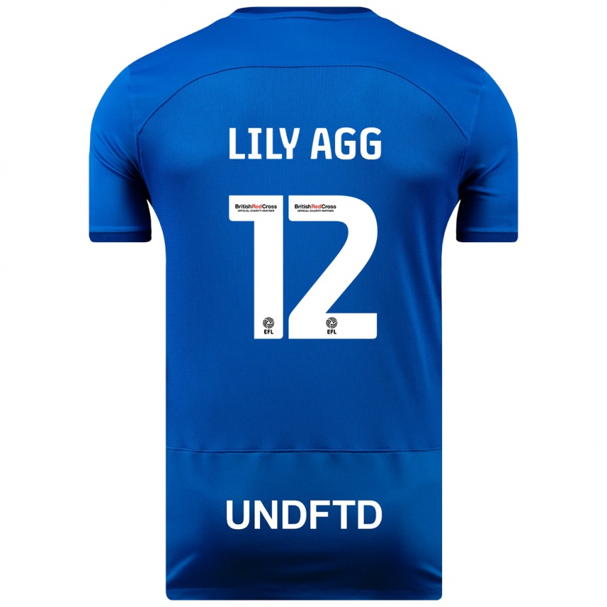 Dětské Lily Agg #12 Modrý Domů Hráčské Dresy 2023/24 Dres