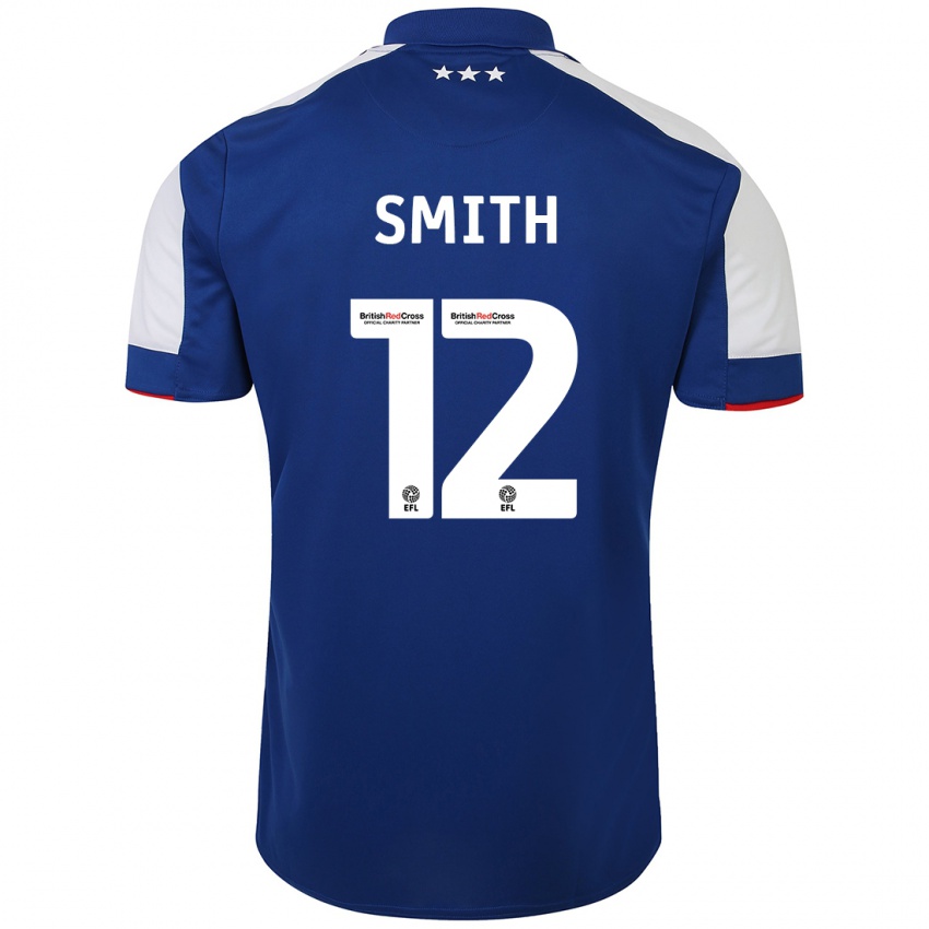 Dětské Olivia Smith #12 Modrý Domů Hráčské Dresy 2023/24 Dres