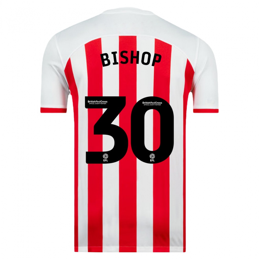 Dětské Nathan Bishop #30 Bílý Domů Hráčské Dresy 2023/24 Dres